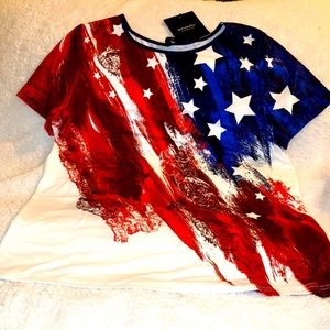 Short Sleeve American Flag